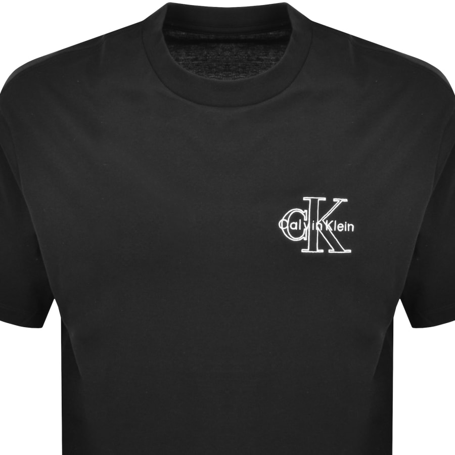 Image number 2 for Calvin Klein Jeans Relaxed Fit T Shirt Black