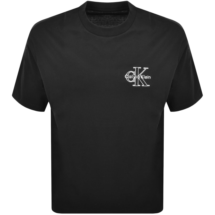 Image number 1 for Calvin Klein Jeans Relaxed Fit T Shirt Black
