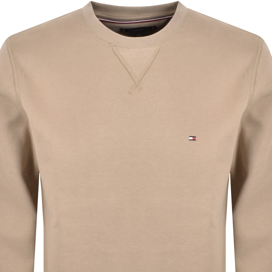 Image number 2 for Tommy Hilfiger Essential Fleece Sweatshirt Beige