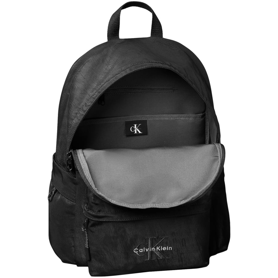 Image number 3 for Calvin Klein Bold Round Backpack Black