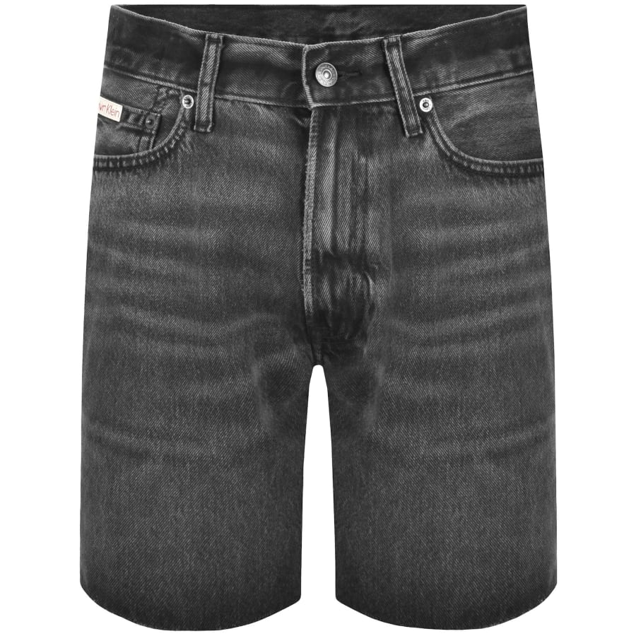 Image number 2 for Calvin Klein Jeans Classic Denim Shorts Black