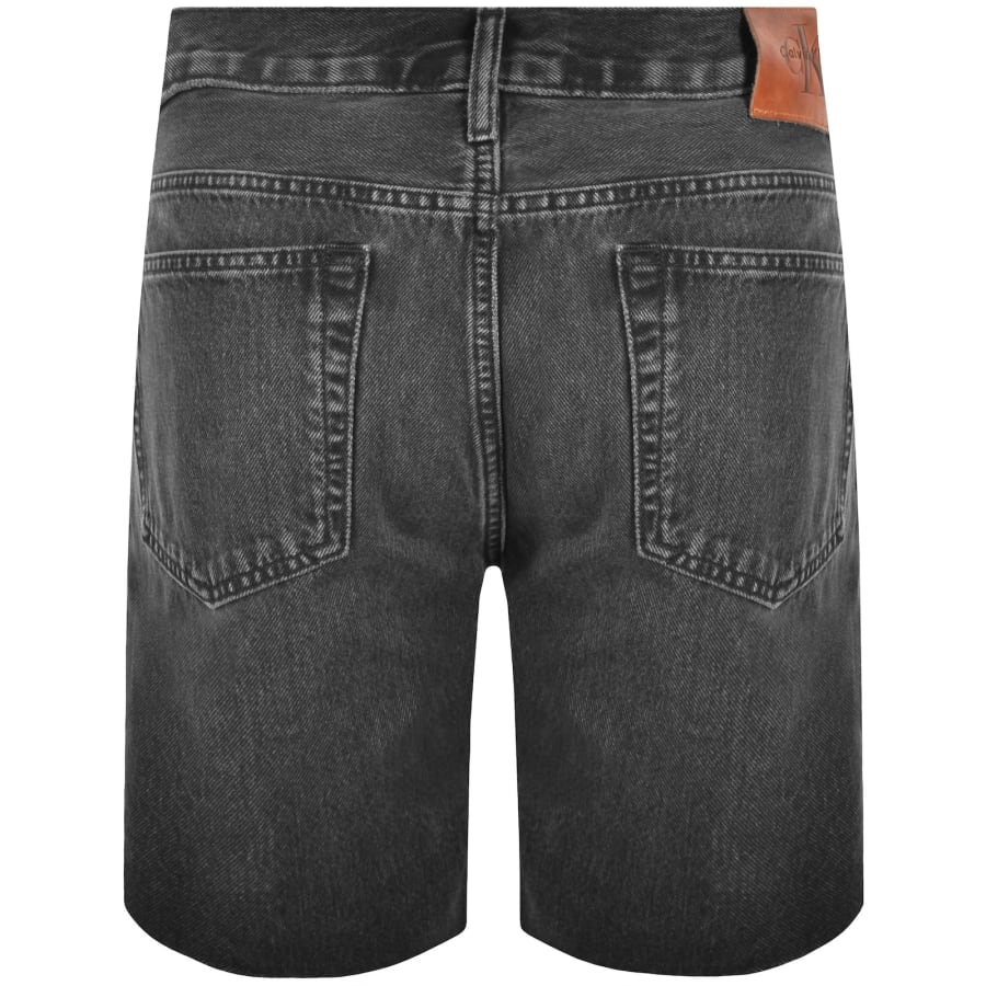 Image number 3 for Calvin Klein Jeans Classic Denim Shorts Black