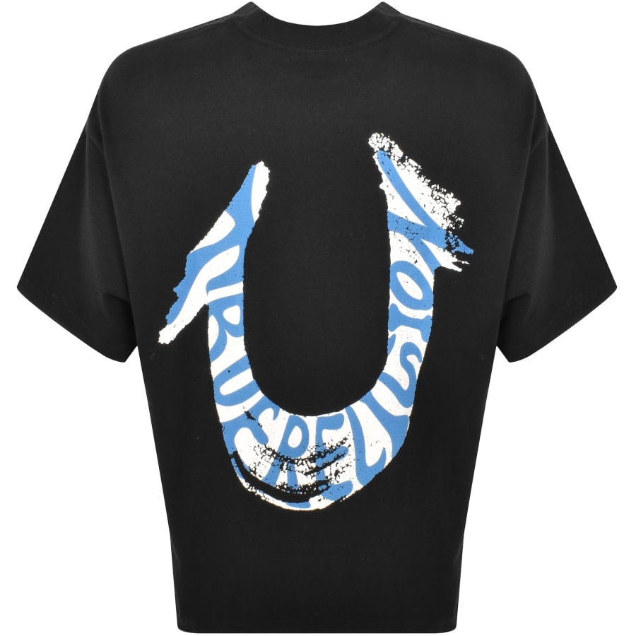 Image number 5 for True Religion Painted T Shirt Black