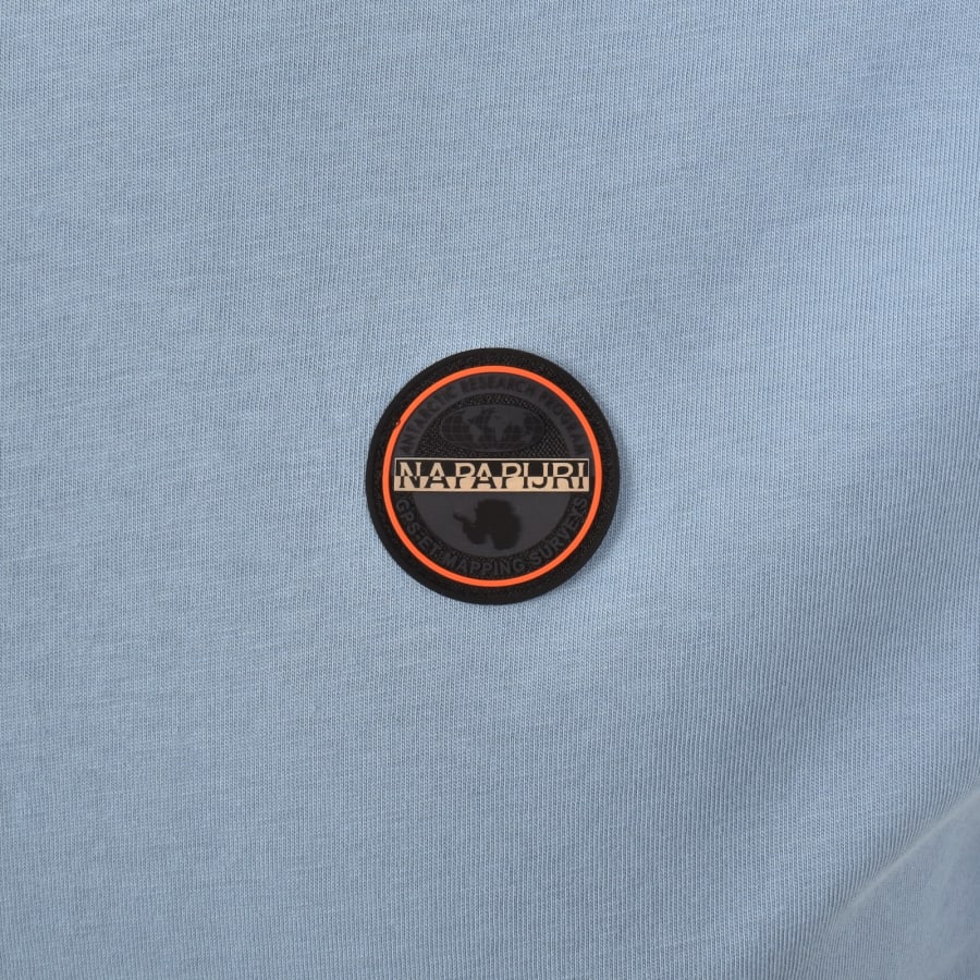 Image number 3 for Napapijri Salis Logo T Shirt Blue
