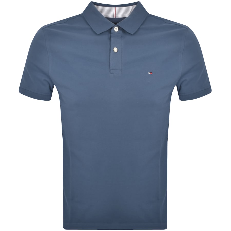 Image number 1 for Tommy Hilfiger Regular Fit 1985 Polo T Shirt Blue