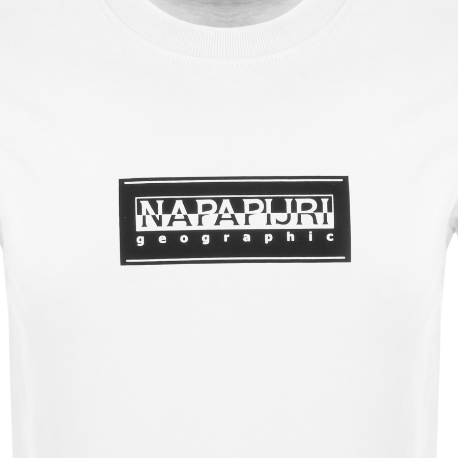 Image number 3 for Napapijri S Box T Shirt White