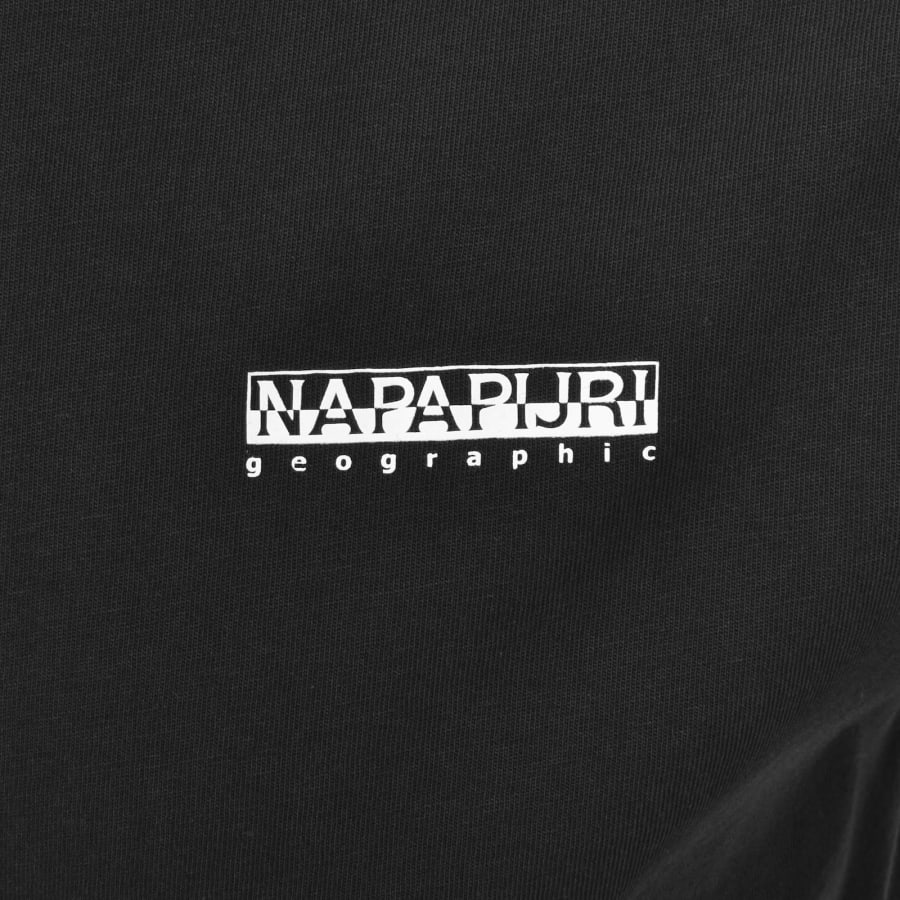 Image number 3 for Napapijri S Small Box T Shirt Black