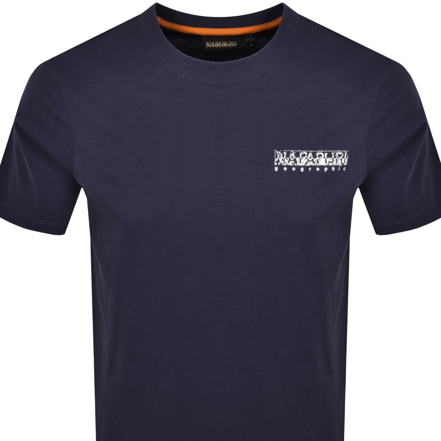 Image number 2 for Napapijri S Small Box T Shirt Navy