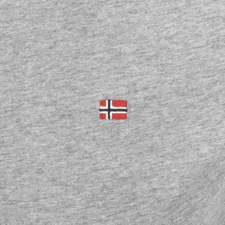 Image number 3 for Napapijri Salis Logo T Shirt Grey