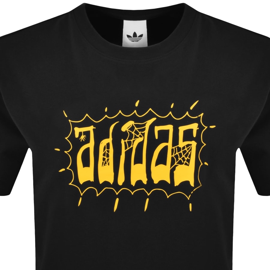 Image number 2 for adidas Originals Oversized Graphic T Shirt Black