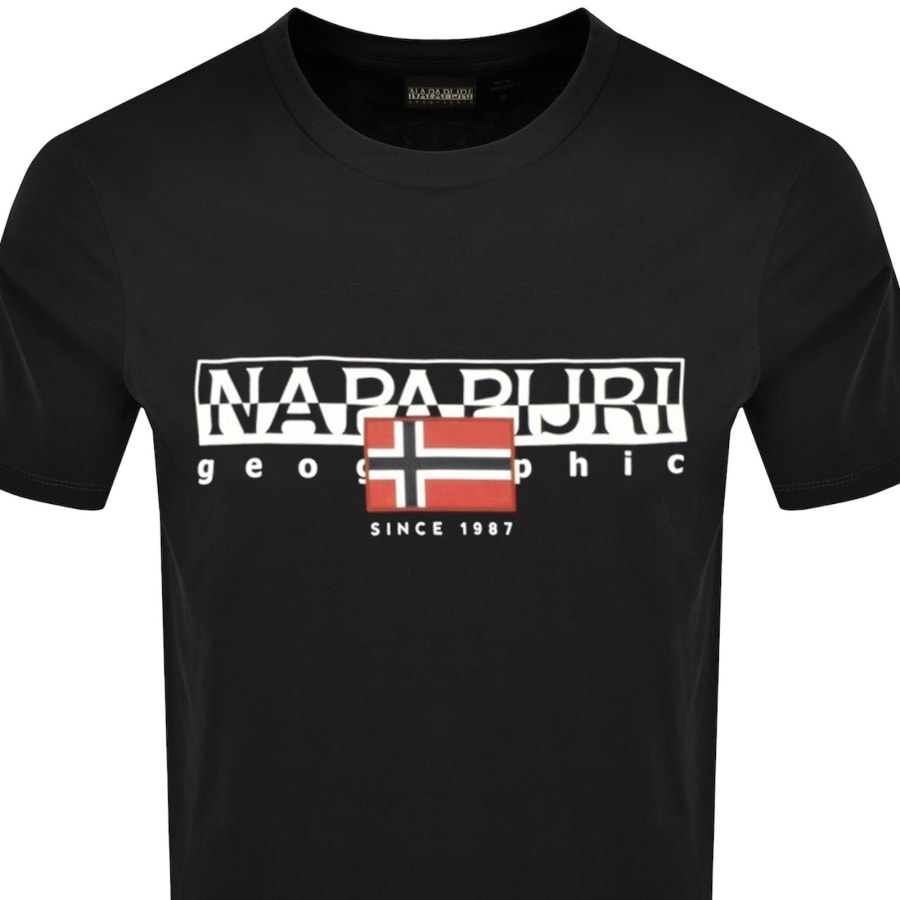 Image number 2 for Napapijri S Aylmer T Shirt Black