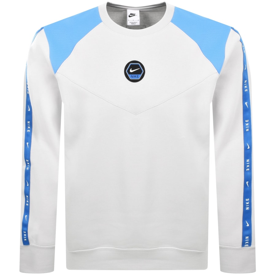 Image number 2 for Nike Sportswear Crew Neck Sweatshirt Grey