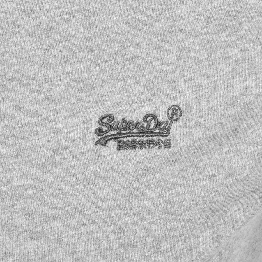 Image number 3 for Superdry Vintage Logo T Shirt Grey