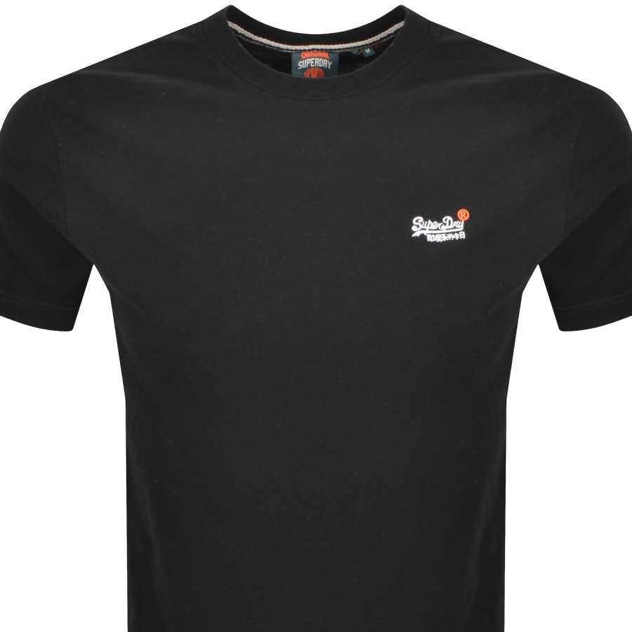 Image number 2 for Superdry Vintage Logo T Shirt Black