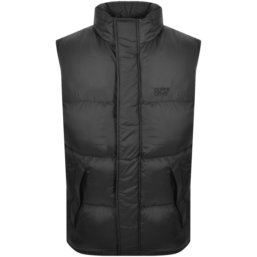 Image number 1 for Superdry Tech Padded Gilet Black