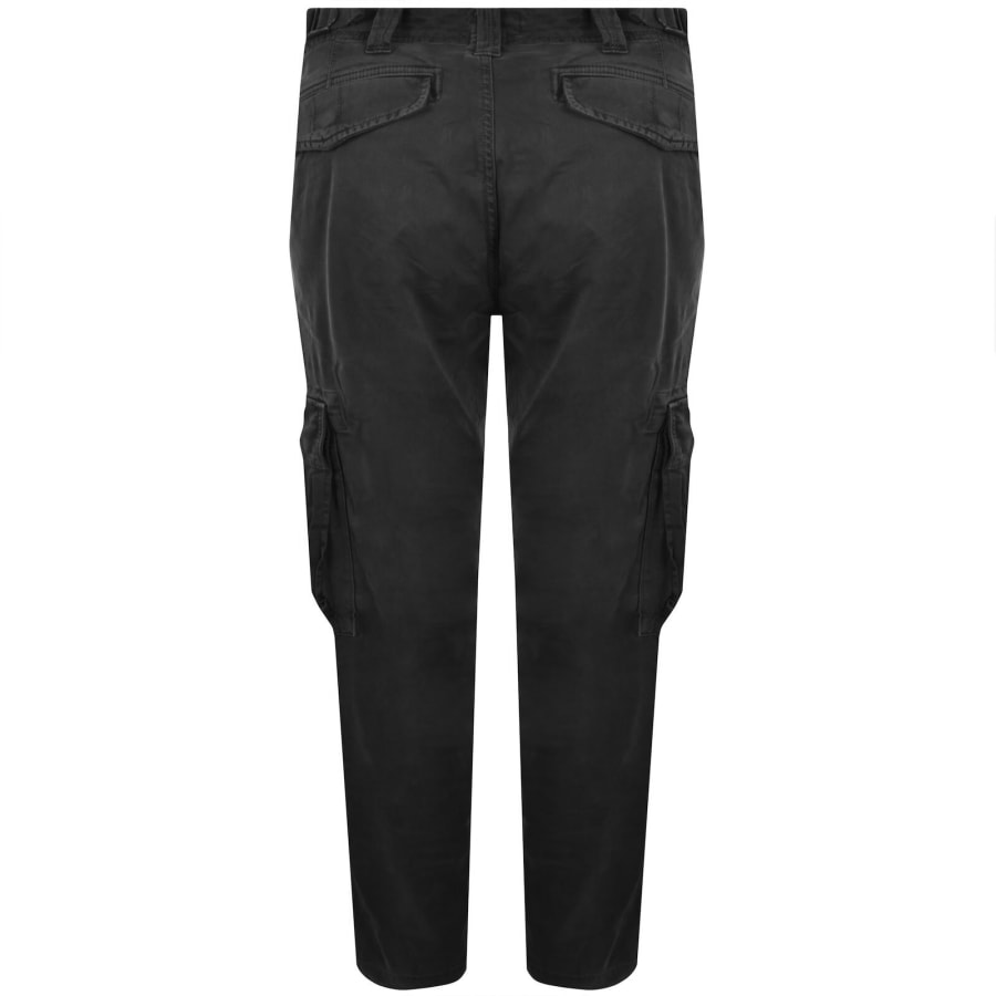 Image number 2 for Superdry Core Cargo Trousers Washed Black