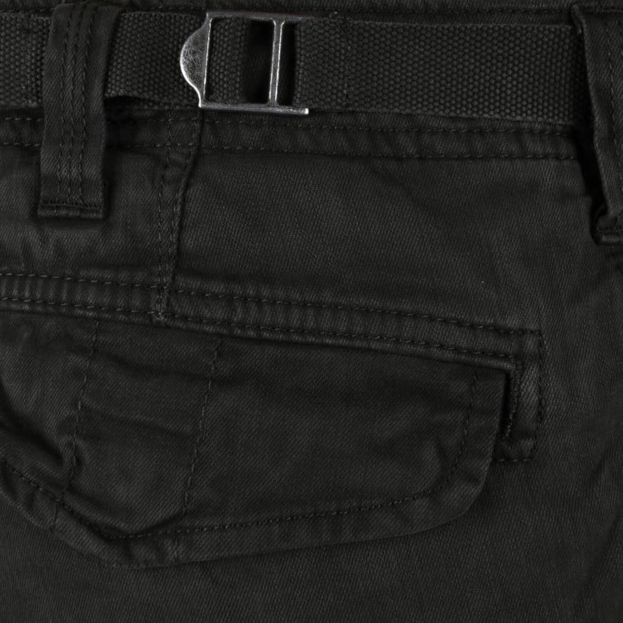Image number 4 for Superdry Core Cargo Trousers Washed Black