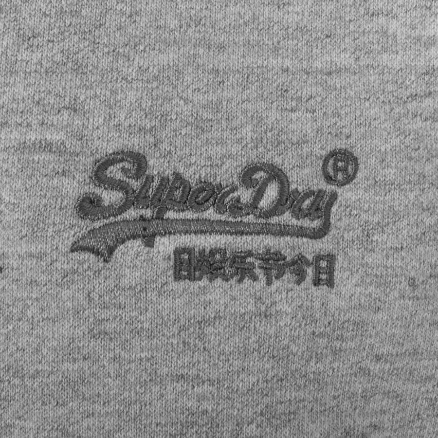 Image number 3 for Superdry Essential Logo Henley Sweatshirt Grey