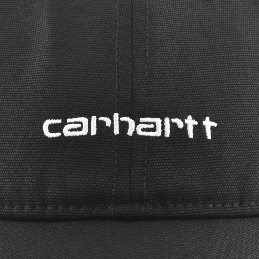 Image number 4 for Carhartt Script Cap Black