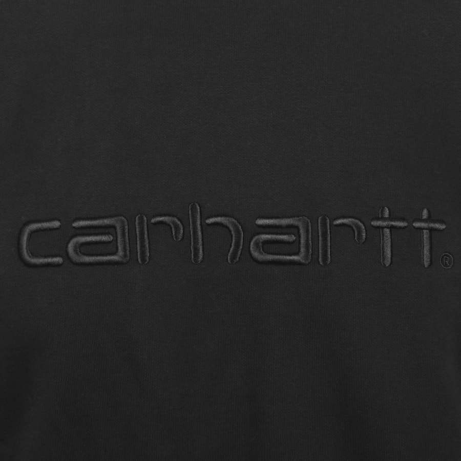 Image number 3 for Carhartt Logo Sweatshirt Black