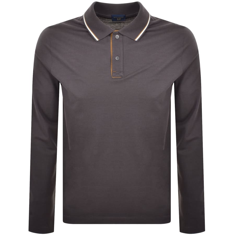 Image number 2 for Paul And Shark Polo T Shirt Charcoal Grey