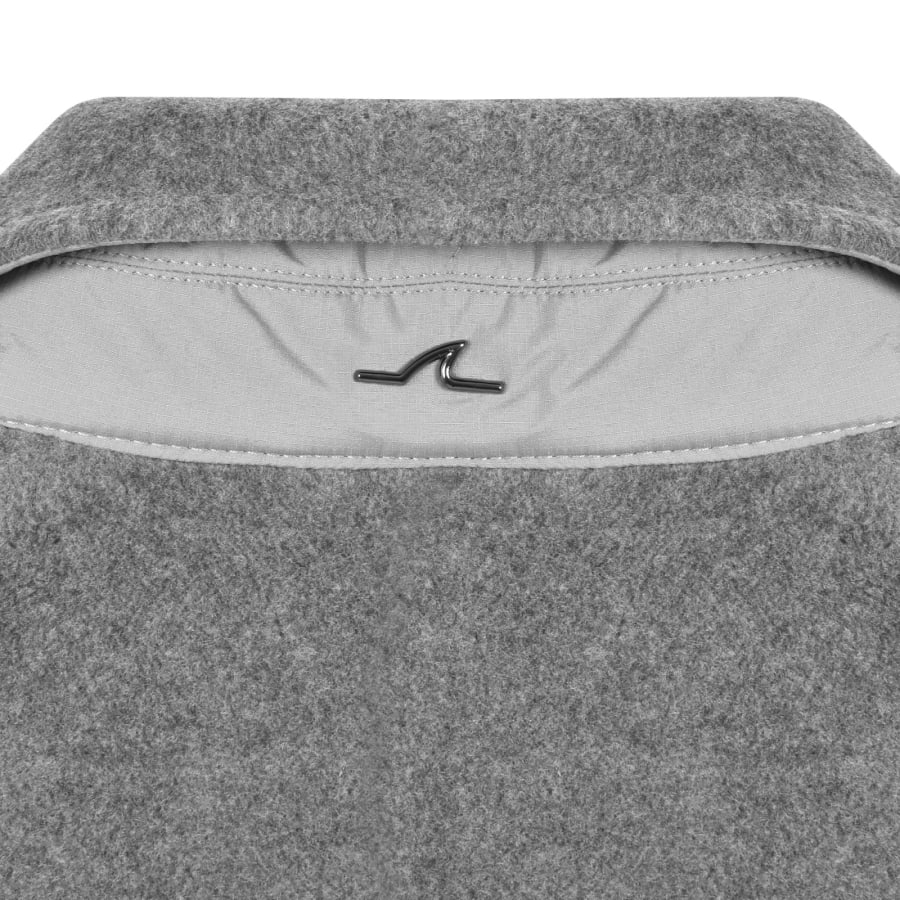 Image number 4 for Paul And Shark Fleece Overshirt Grey