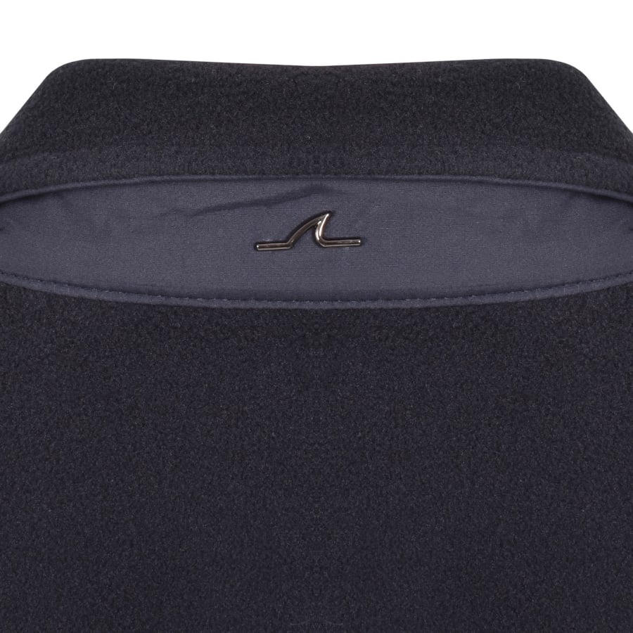Image number 4 for Paul And Shark Fleece Overshirt Navy
