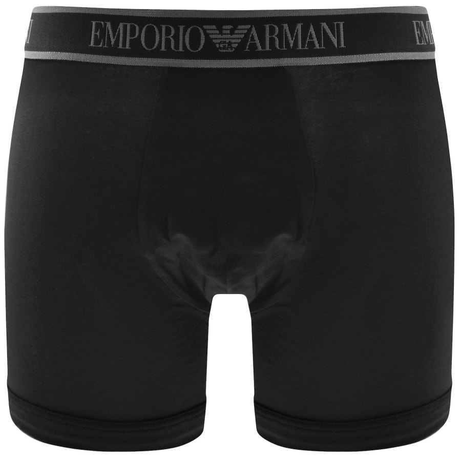 Image number 3 for Emporio Armani 3 Pack Boxer Briefs Black