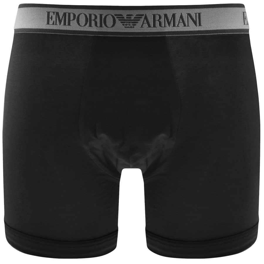 Image number 4 for Emporio Armani 3 Pack Boxer Briefs Black