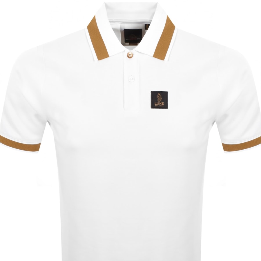 Image number 2 for Luke 1977 Makati Polo T Shirt White