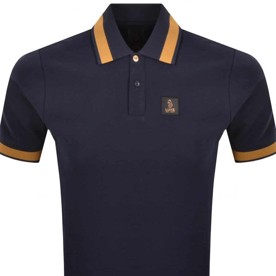 Image number 2 for Luke 1977 Makati Polo T Shirt Navy