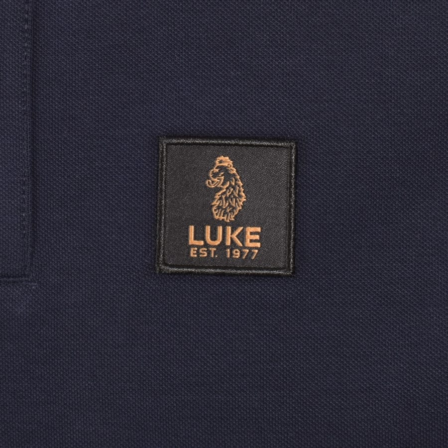 Image number 3 for Luke 1977 Makati Polo T Shirt Navy