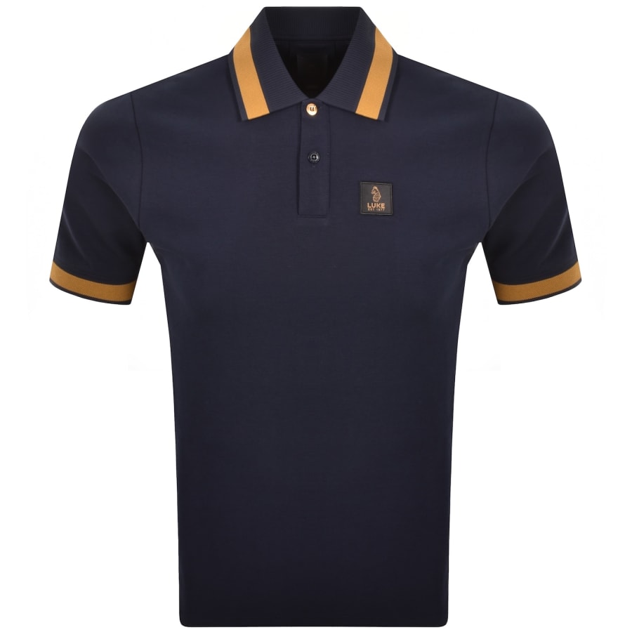 Image number 1 for Luke 1977 Makati Polo T Shirt Navy