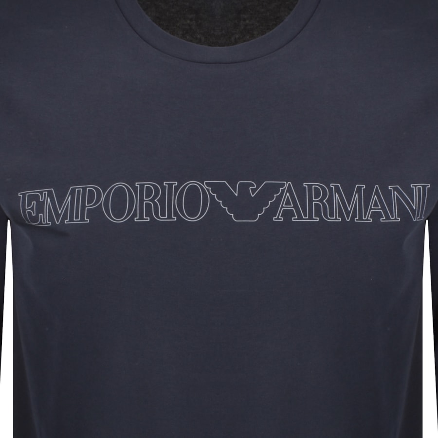 Image number 4 for Emporio Armani Pyjama Loungewear Set Navy