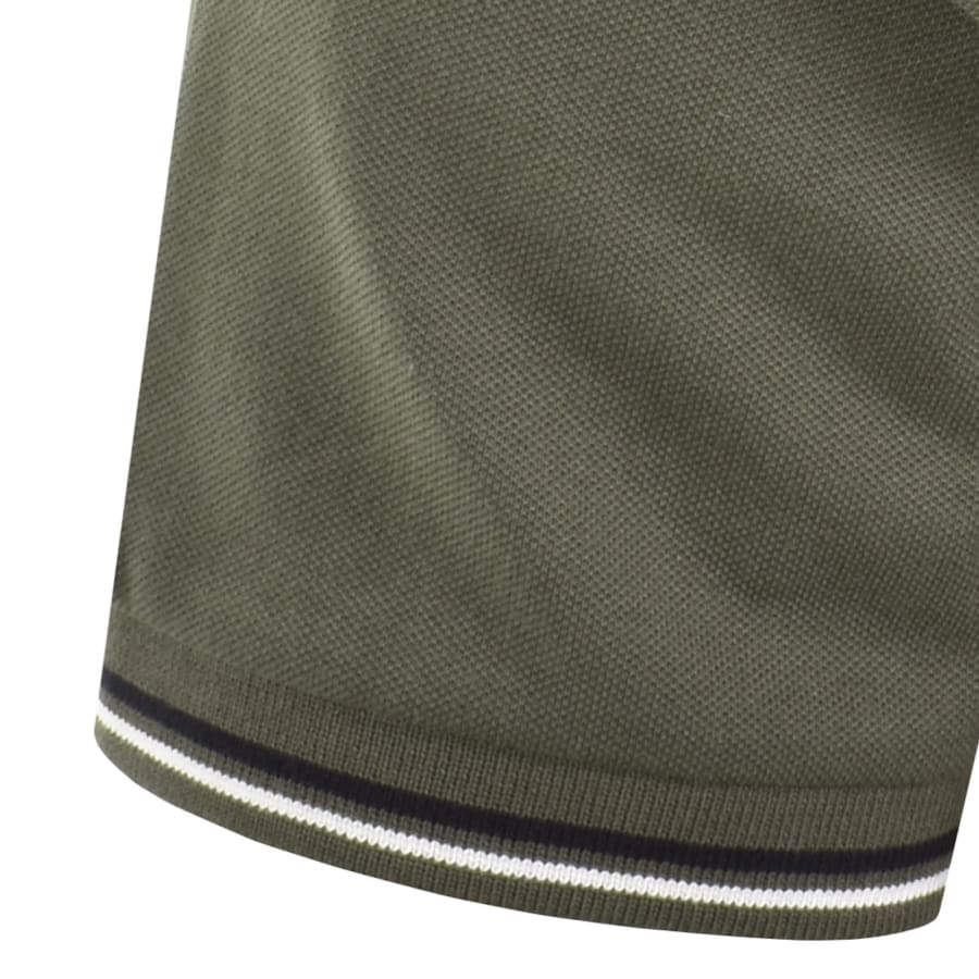 Image number 4 for Emporio Armani Short Sleeved Polo T Shirt Green