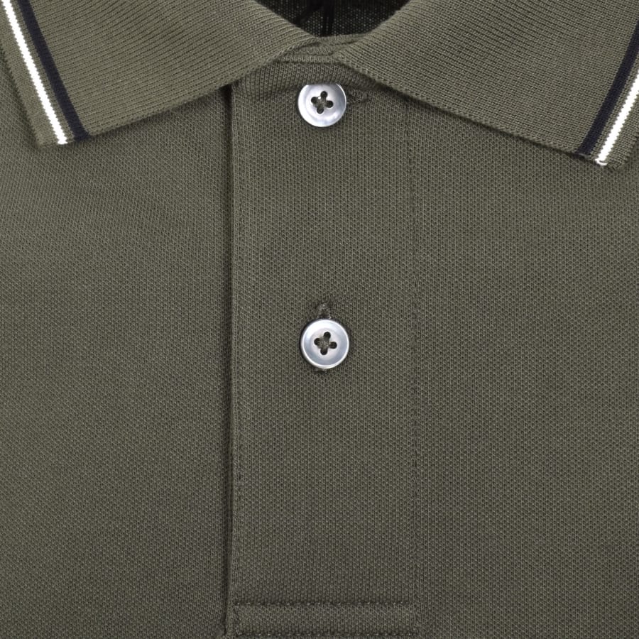 Image number 5 for Emporio Armani Short Sleeved Polo T Shirt Green