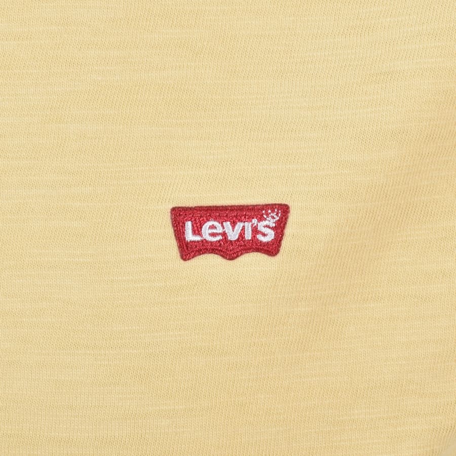 Image number 3 for Levis Original Housemark T Shirt Straw Yellow