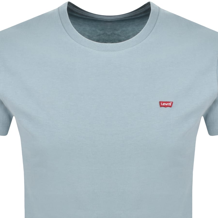 Image number 2 for Levis Original Housemark T Shirt Stone Blue