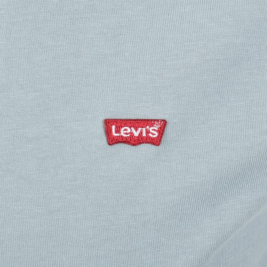 Image number 3 for Levis Original Housemark T Shirt Stone Blue