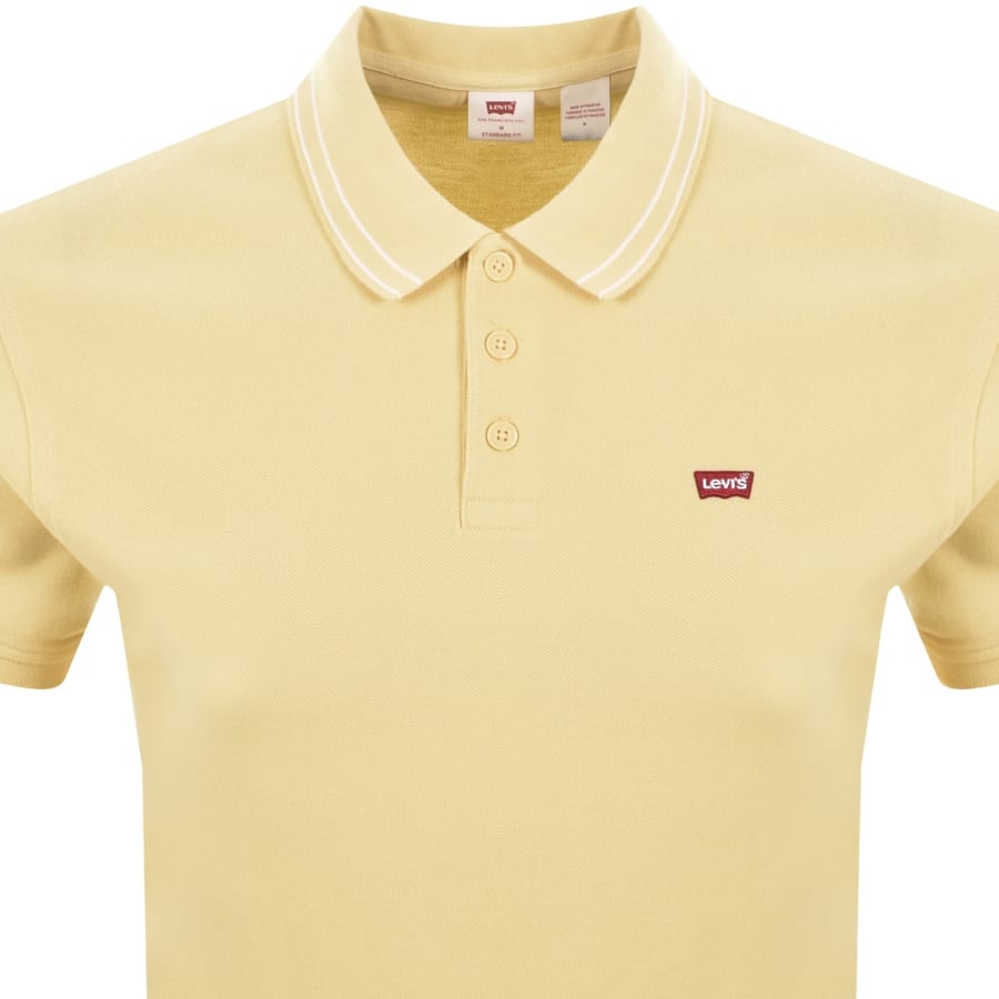 Image number 2 for Levis Housemark Polo Straw Yellow