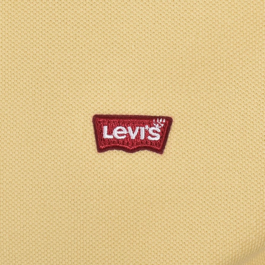 Image number 3 for Levis Housemark Polo Straw Yellow