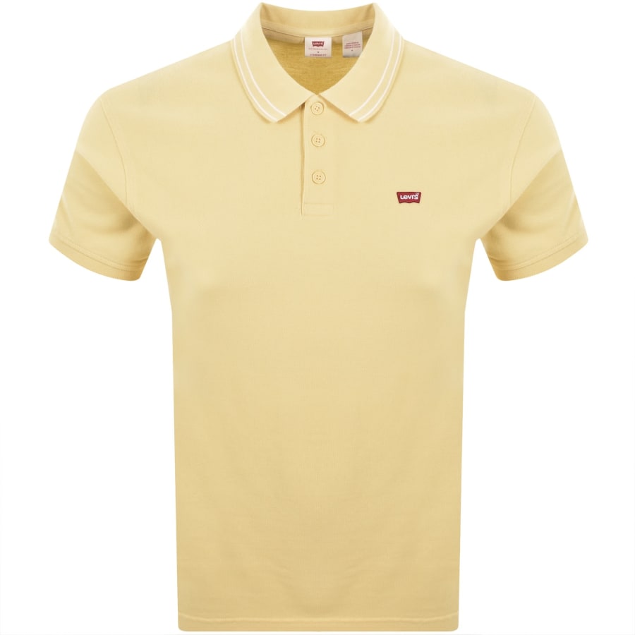 Image number 1 for Levis Housemark Polo Straw Yellow