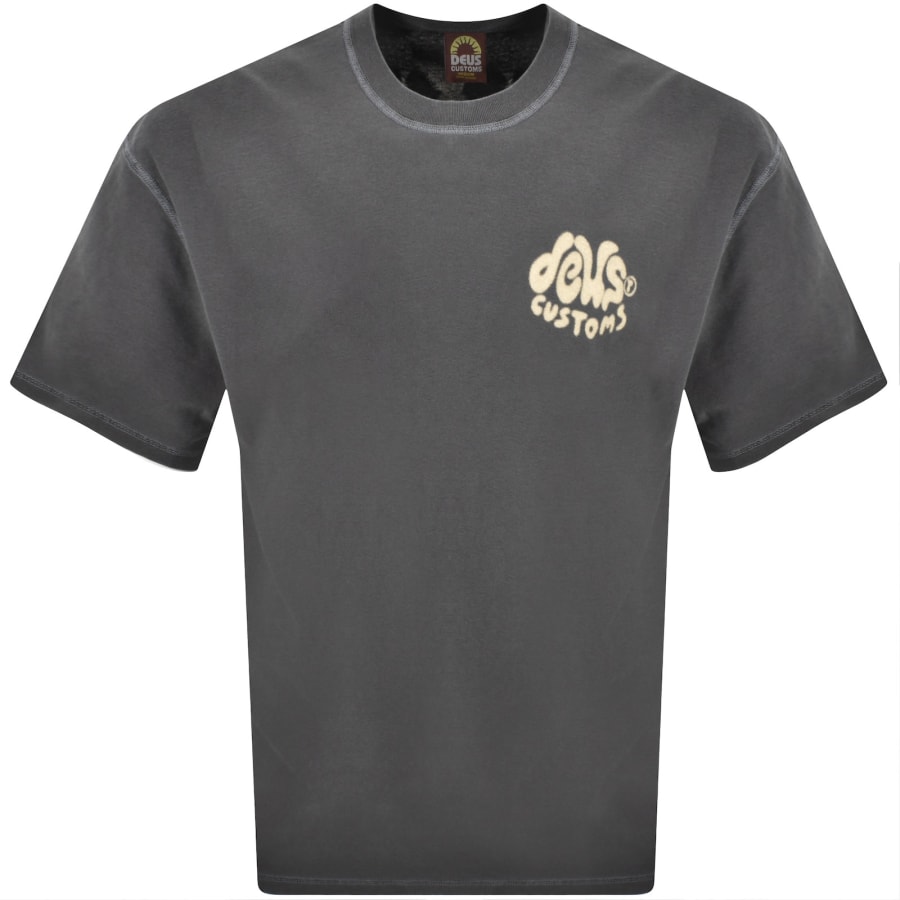 Image number 2 for Deus Ex Machina Debris Reverse T Shirt Grey