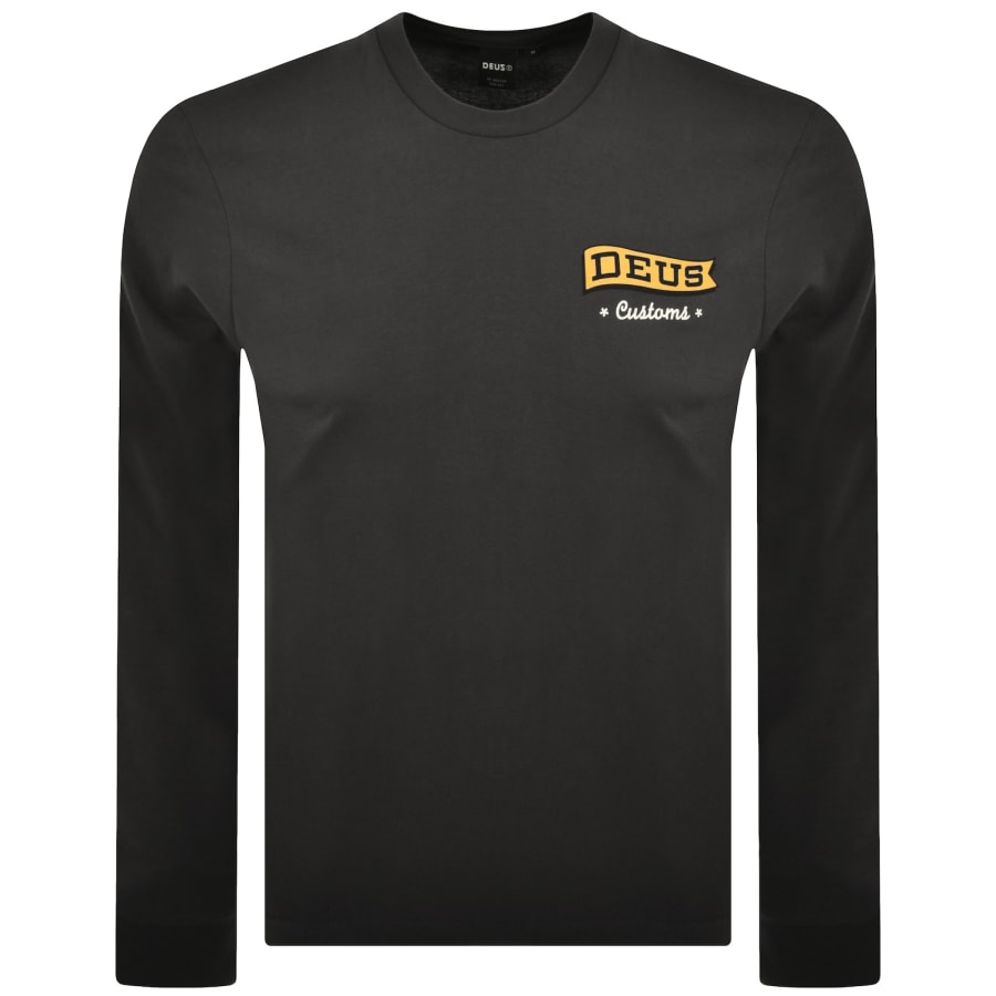 Image number 2 for Deus Ex Machina LS Momento T Shirt Grey