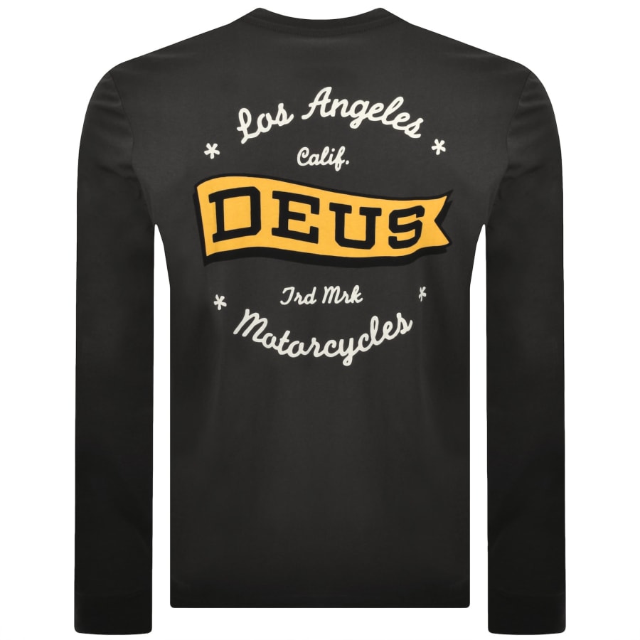 Image number 5 for Deus Ex Machina LS Momento T Shirt Grey