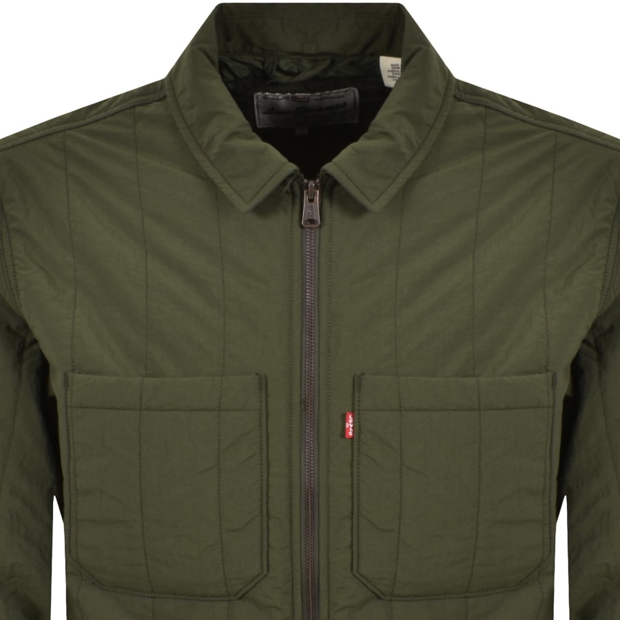 Image number 2 for Levis Kyren Overshirt Green