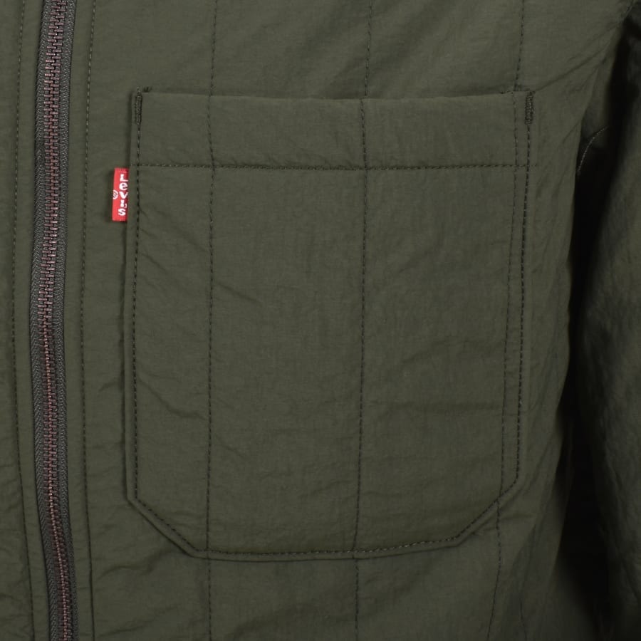 Image number 4 for Levis Kyren Overshirt Green