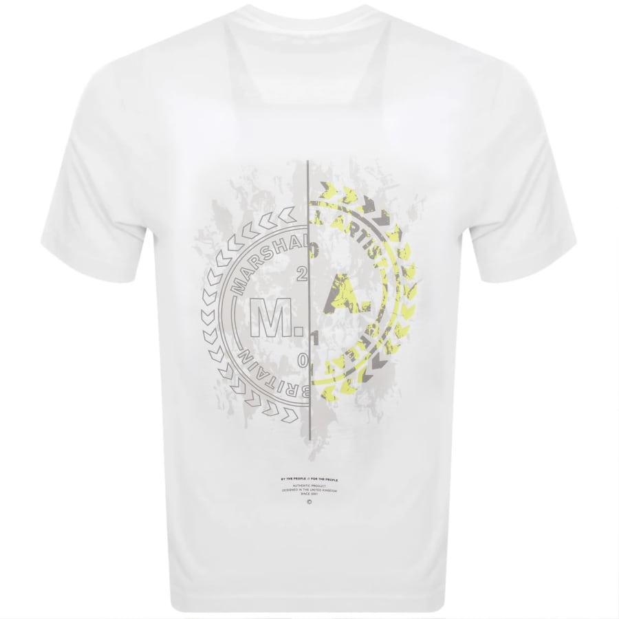Image number 5 for Marshall Artist Photek Back Print T Shirt White