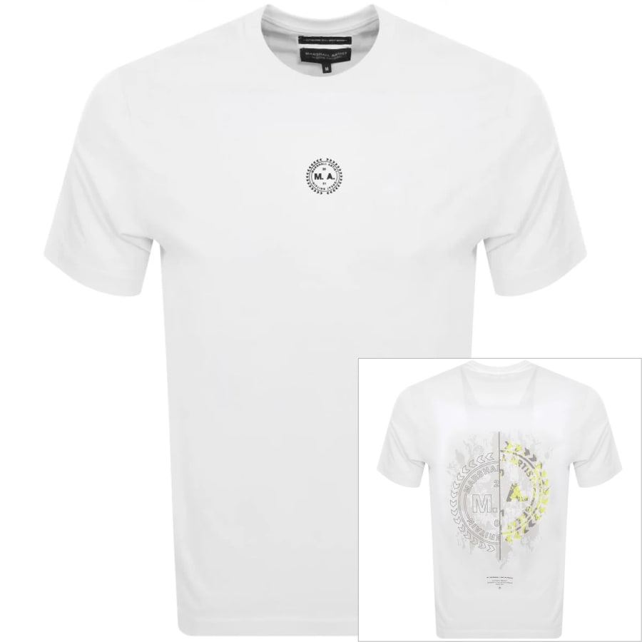 Image number 1 for Marshall Artist Photek Back Print T Shirt White