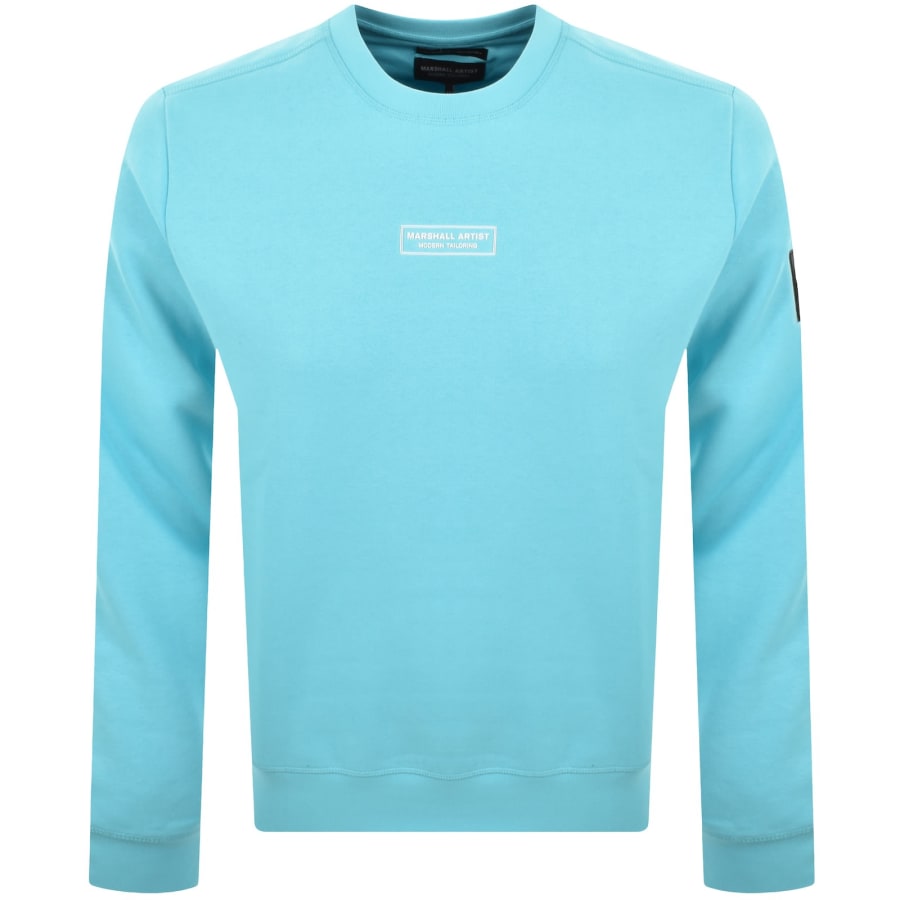 Image number 2 for Marshall Artist Siren Box Sweatshirt Blue
